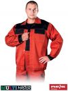 BLUZA ROBOCZA REIS MULTI MASTER CZERWONO CZARNA