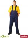 SPODNIE ROBOCZE REIS FOREST GRANATOWO CZERWONE