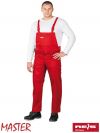 SPODNIE ROBOCZE OGRODNICZKI REIS MASTER CZERWONE