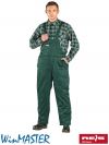 SPODNIE ROBOCZE OCIEPLANE REIS MASTER ZIELONE