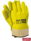 RĘKAWICE POWLEKANE NITRYLEM FLUO RNIT-VIS SE REIS 12 PAR