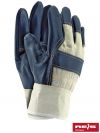 RĘKAWICE OCHRONNE WZMACNIANE SKÓRĄ BYDLĘCĄ RL REIS 12 PAR