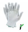 RĘKAWICE ROBOCZE JEDNOŚĆ RJ-ANTISTA ANTYSTATYCZNE BIAŁE 10 PAR