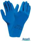 RĘKAWICE ROBOCZE ANSELL RAVERSAT87-195 GOSPODARCZE Z LATEKSU NIEBIESKIE 12 PAR