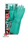 RĘKAWICE ROBOCZE REIS DRAGON RNIT-VEX GOSPODARCZE NITRYLOWE ZIELONE 12 PAR